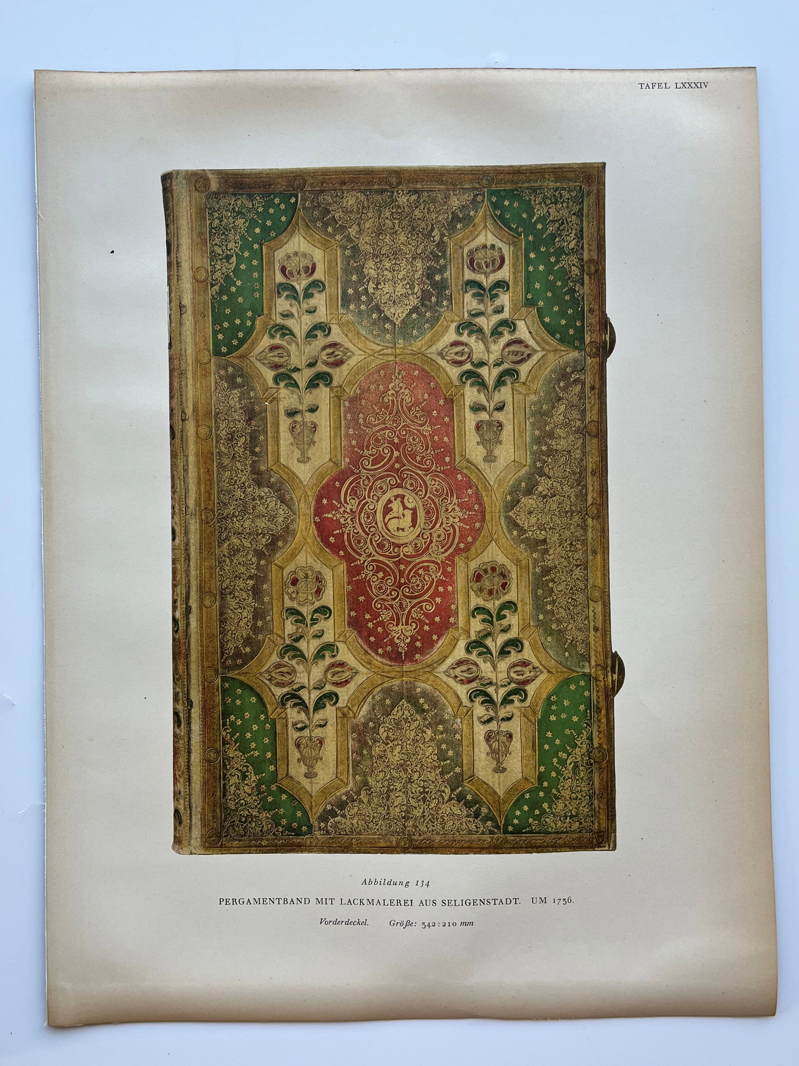 Original Antique Lithograph Antique Bookbinding - 2