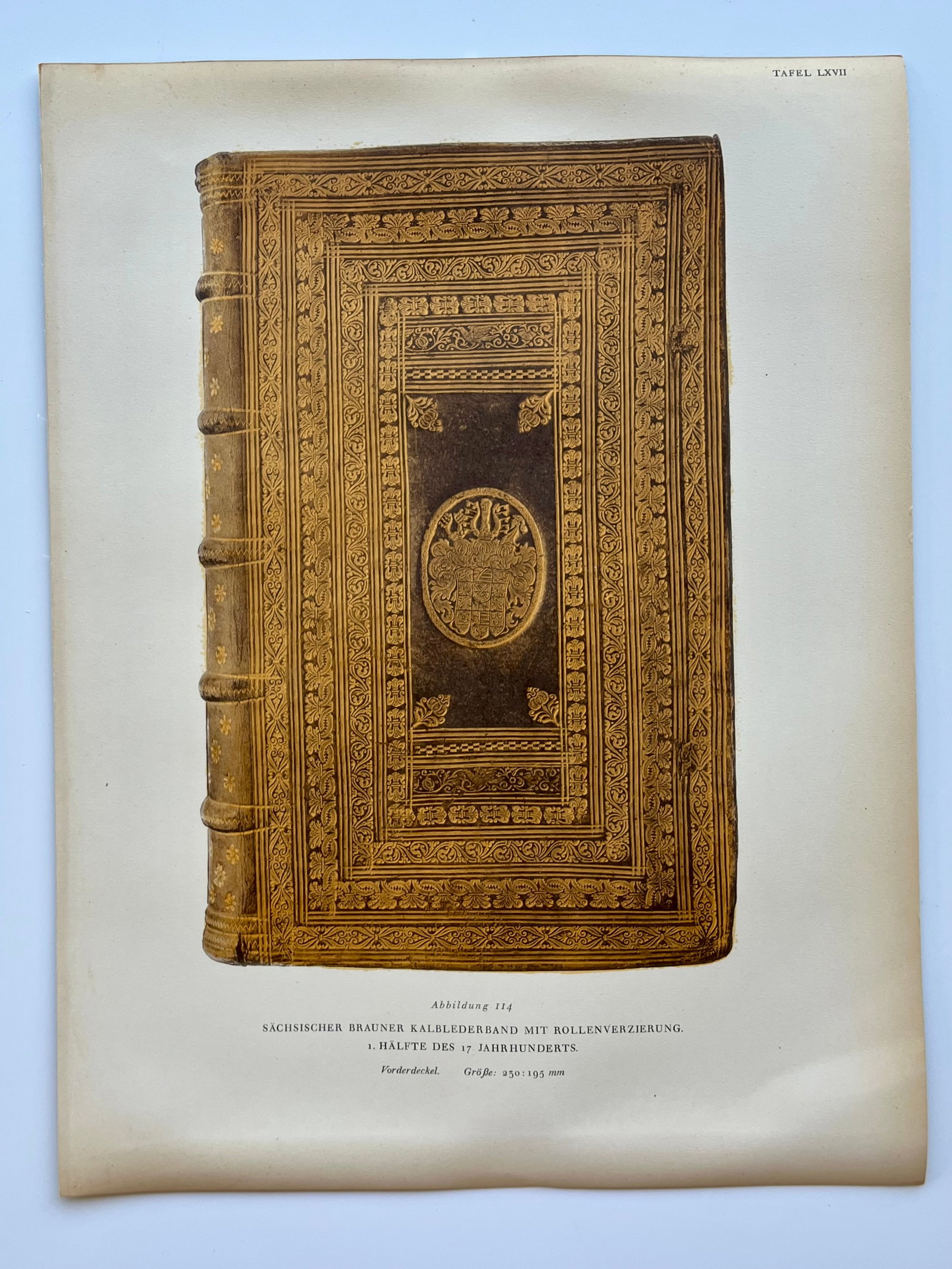 Original Antique Lithograph Antique Bookbinding - 2