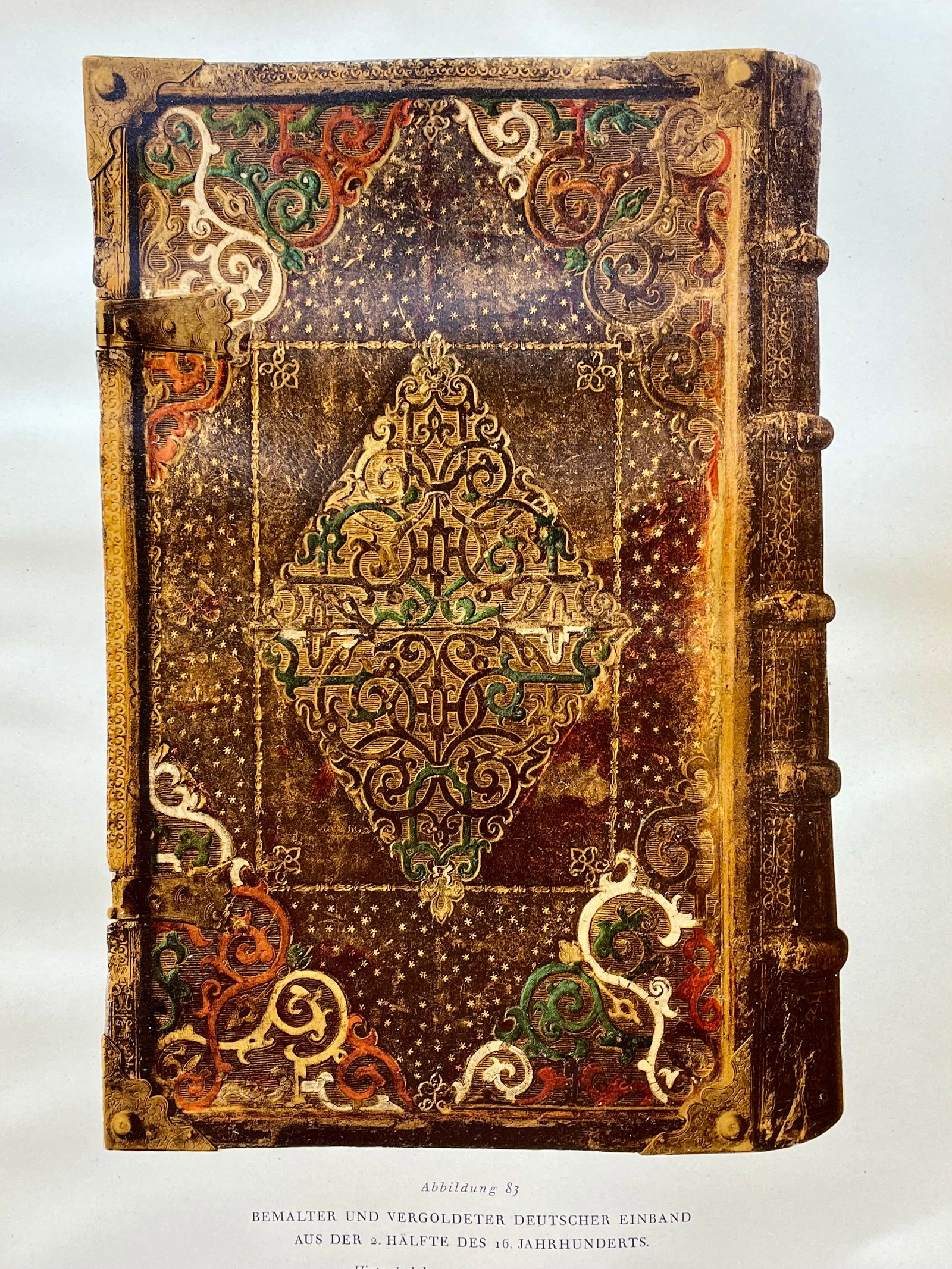 Original Antique Lithograph Antique Bookbinding: Original Antique Lithograph Printed on thick paper Germany 1921. Size: 17 x 13 in approx. Unframed. SHIPPING IN THE U.S VIA USPS PRIORITY MAIL $18