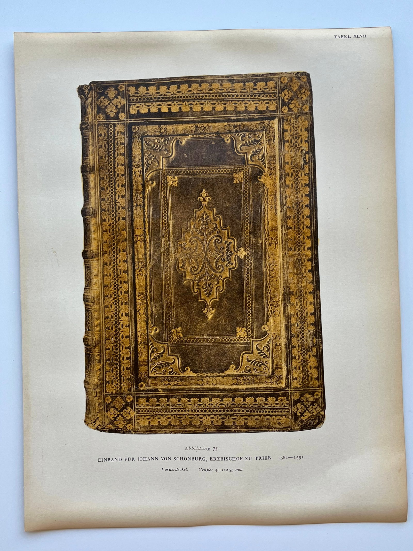 Original Antique Lithograph Antique Bookbinding - 2