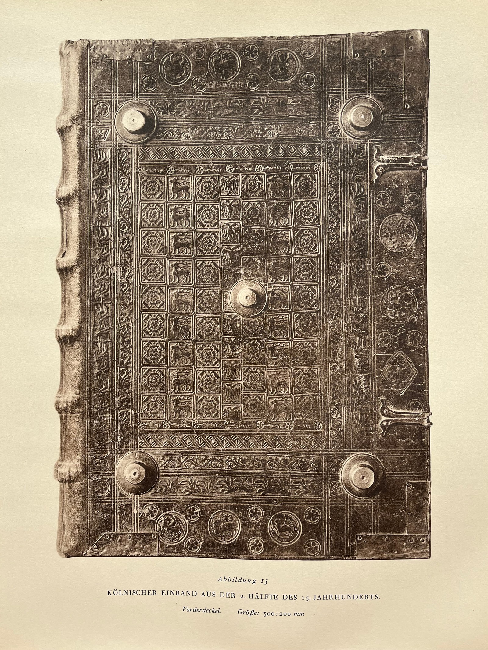Original Antique Lithograph Antique Bookbinding Office Library Decor: Original Antique Lithograph Printed on thick paper Germany 1921. Size: 17 x 13 in approx. Unframed. SHIPPING IN THE U.S VIA USPS PRIORITY MAIL $18