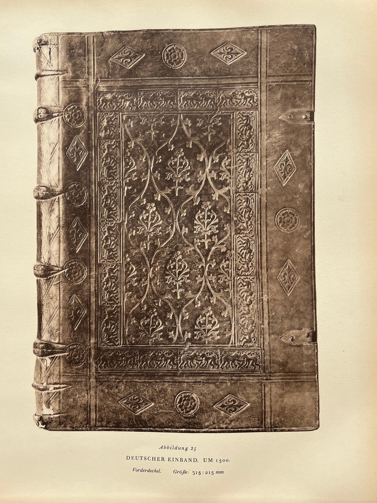 Original Antique Lithograph Antique Bookbinding Office Library Decor: Original Antique Lithograph Printed on thick paper Germany 1921. Size: 17 x 13 in approx. Unframed. SHIPPING IN THE U.S VIA USPS PRIORITY MAIL $18