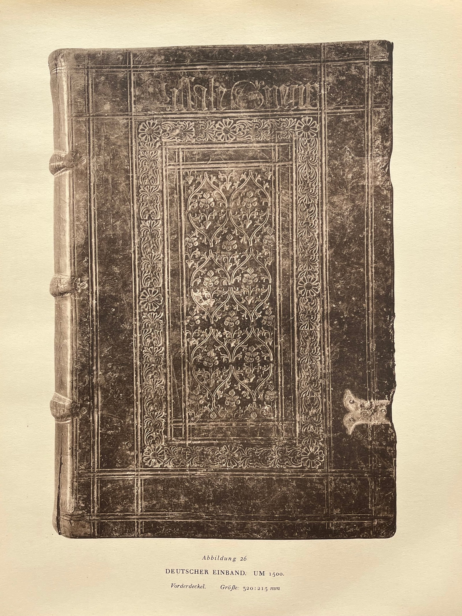 Original Antique Lithograph Antique Bookbinding Office Library Decor: Original Antique Lithograph Printed on thick paper Germany 1921. Size: 17 x 13 in approx. Unframed. SHIPPING IN THE U.S VIA USPS PRIORITY MAIL $18