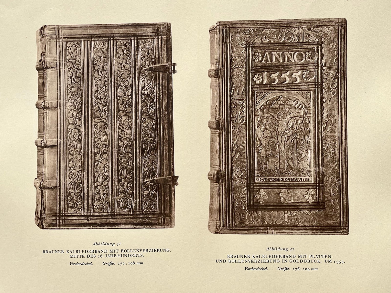 Original Antique Lithograph Antique Bookbinding Office Library Decor: Original Antique Lithograph Printed on thick paper Germany 1921. Size: 17 x 13 in approx. Unframed. SHIPPING IN THE U.S VIA USPS PRIORITY MAIL $18