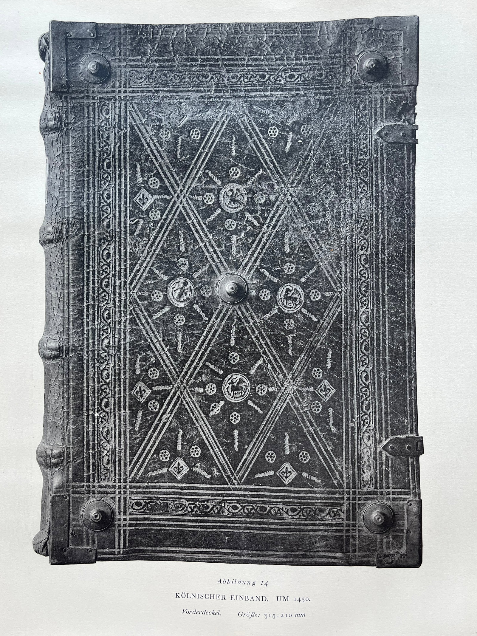 Original Antique Lithograph Antique Bookbinding Office Library Decor: Original Antique Lithograph Printed on thick paper Germany 1921. Size: 17 x 13 in approx. Unframed. SHIPPING IN THE U.S VIA USPS PRIORITY MAIL $18