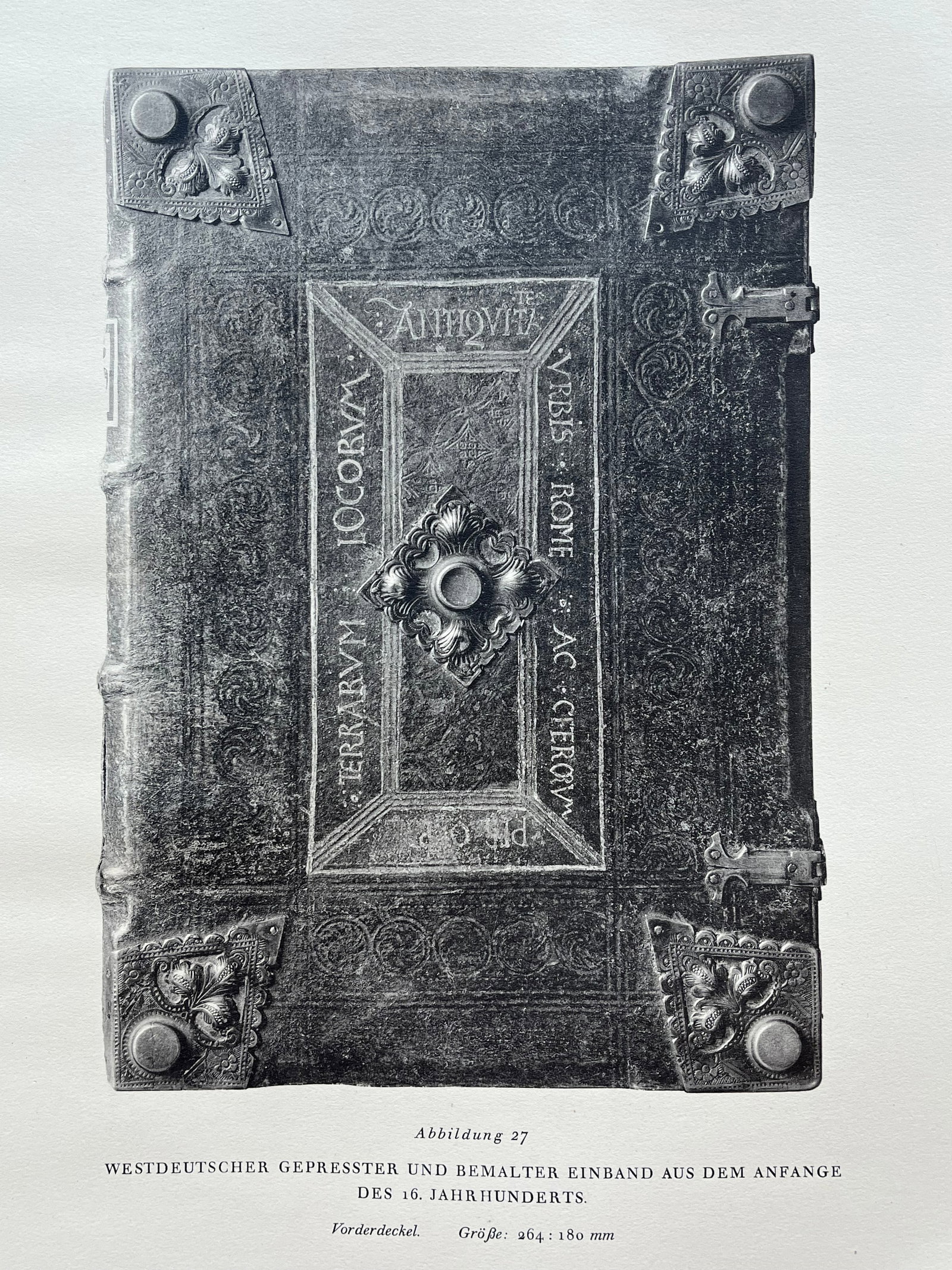 Original Antique Lithograph Antique Bookbinding Office Library Decor: Original Antique Lithograph Printed on thick paper Germany 1921. Size: 17 x 13 in approx. Unframed. SHIPPING IN THE U.S VIA USPS PRIORITY MAIL $18