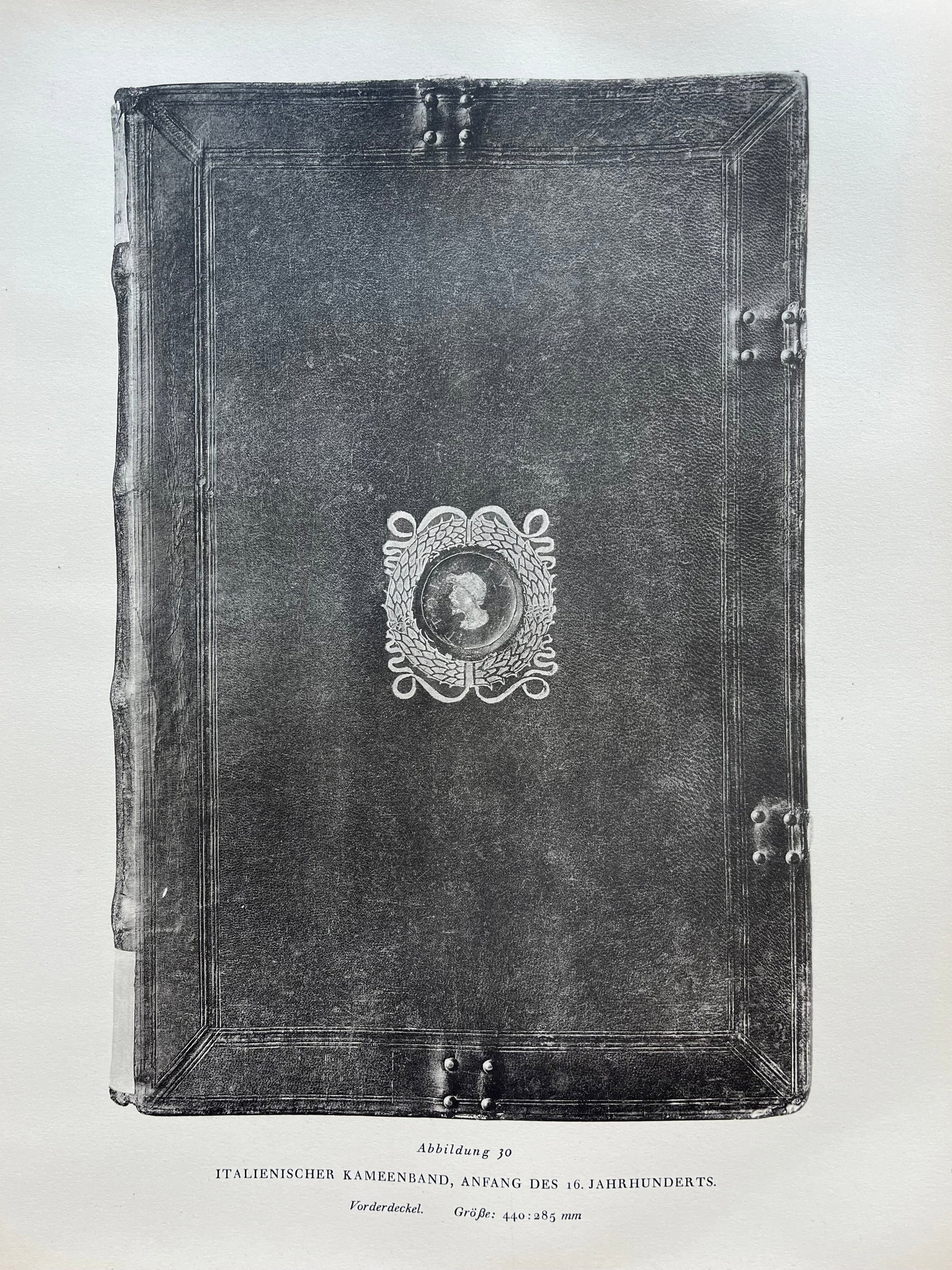 Original Antique Lithograph Antique Bookbinding Office Library Decor (1 of 2)