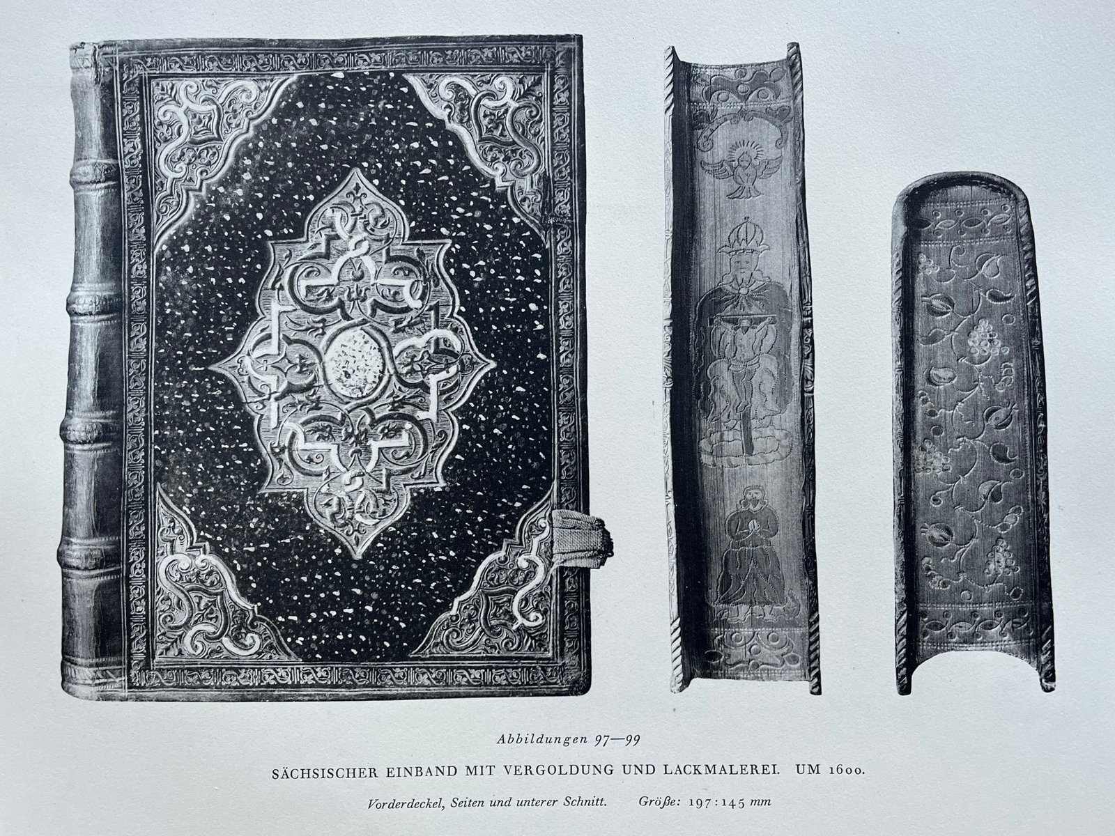 Original Antique Lithograph Antique Bookbinding Office Library Decor: Original Antique Lithograph Printed on thick paper Germany 1921. Size: 17 x 13 in approx. Unframed. SHIPPING IN THE U.S VIA USPS PRIORITY MAIL $18