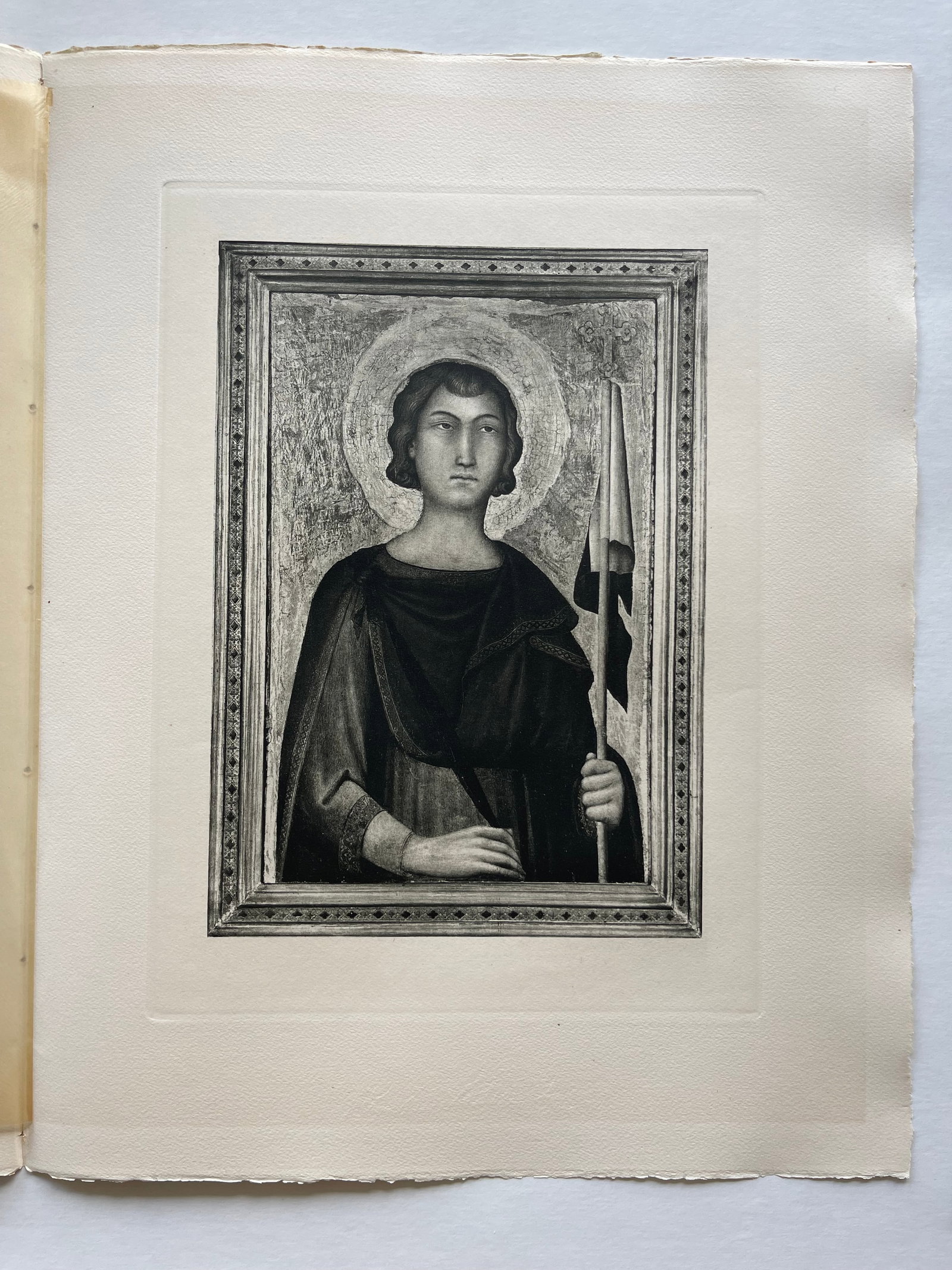 LARGE ETCHING AFTER LIPPO VANNI SAINT ANSANUS - 2
