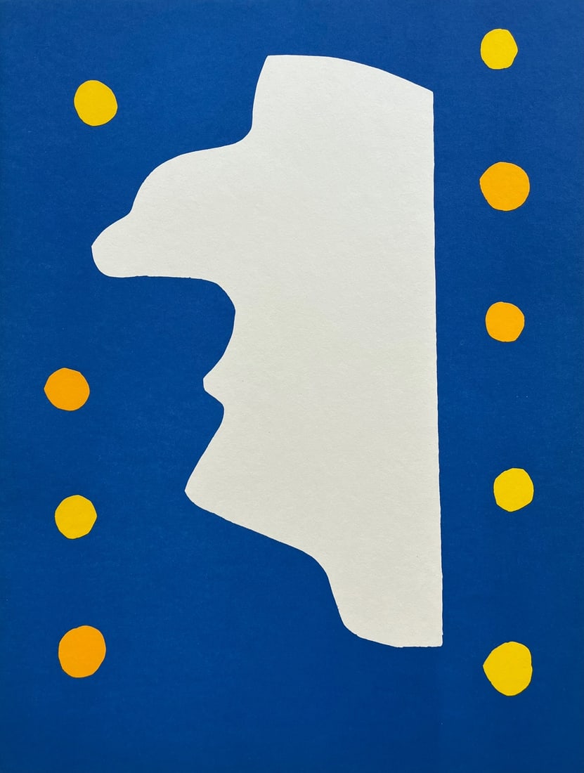 Henri Matisse 1869-1954 (After) Vintage Lithograph Printed 1983 Monsieur Loyal (1 of 2)