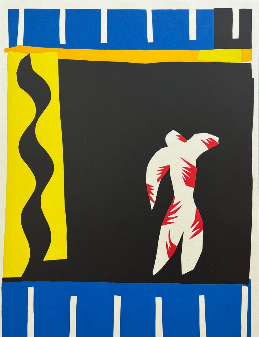 Henri Matisse 1869-1954 (After) Vintage Lithograph Printed 1983 THE CLOWN: Henri Matisse Vintage Lithograph printed 1983 on heavy matte art paper. UNFRAMED. SIZE: 11.8 X 15.2 inches approx. . SHIPPING IN THE U.S VIA USPS PRIORITY MAIL $16