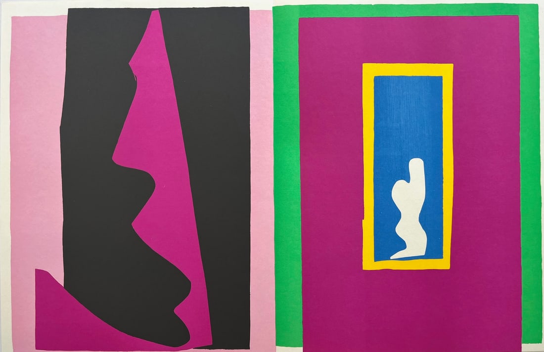 Henri Matisse 1869-1954 (After) Vintage Lithograph Printed 1983 "Le destin" (1 of 2)