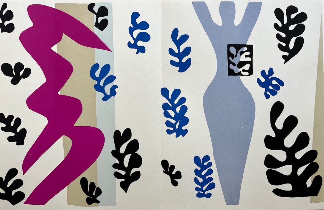 Henri Matisse 1869-1954 (After) Vintage Lithograph Printed 1983 "The Knife Thrower" (1 of 2)