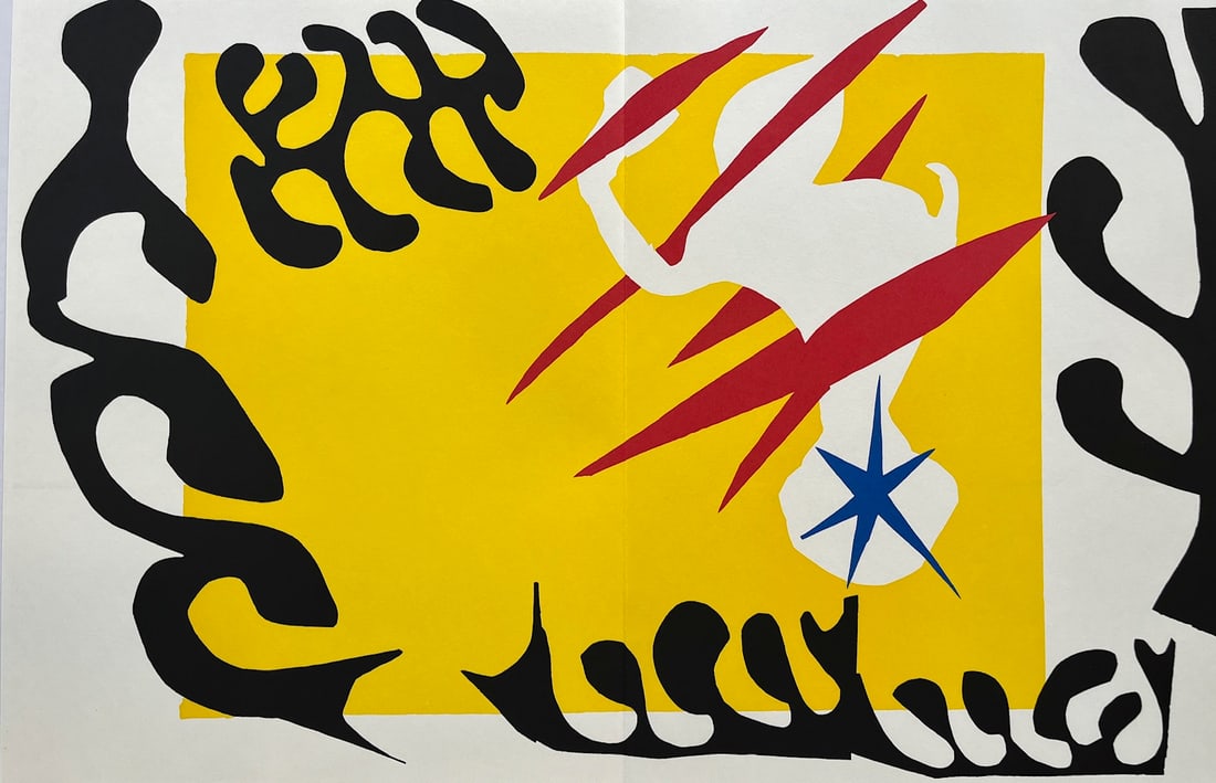 Henri Matisse 1869-1954 (After) Vintage Lithograph Printed 1983 "The Nightmare of the White Elephant (1 of 2)