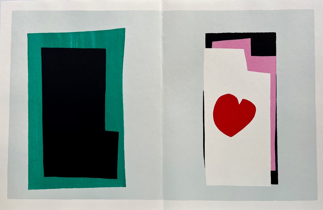 Henri Matisse 1869-1954 (After) Vintage Lithograph Printed 1983 "The Heart" Le Coeur (1 of 2)