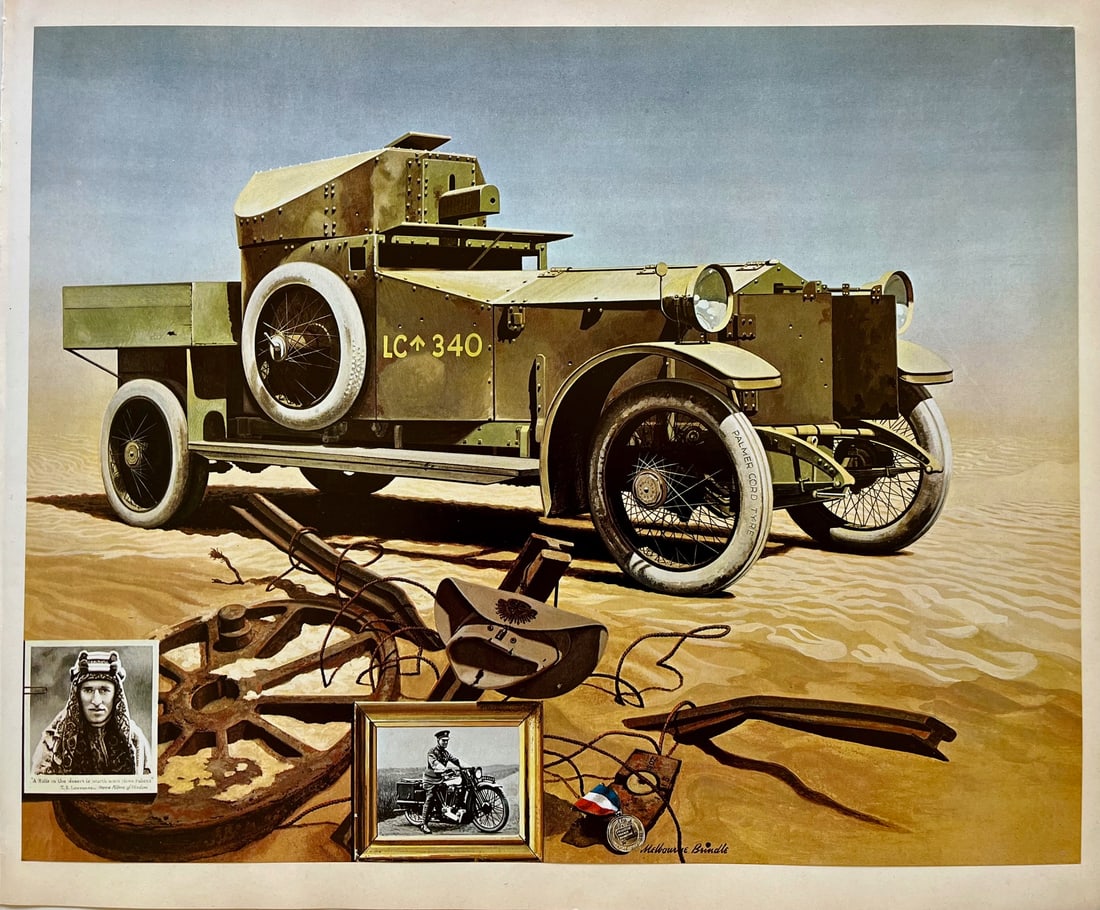 Vintage Rolls-Royce Armored Car - 1914 Automobile Print Luxury Car Art (1 of 2)
