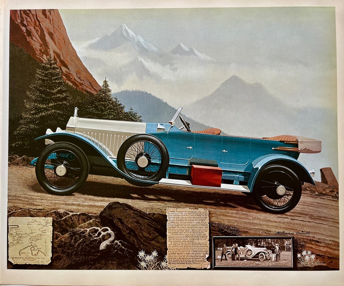 Vintage Rolls-Royce The Continental - Alpine Eagle - 1913 Automobile Print (1 of 2)