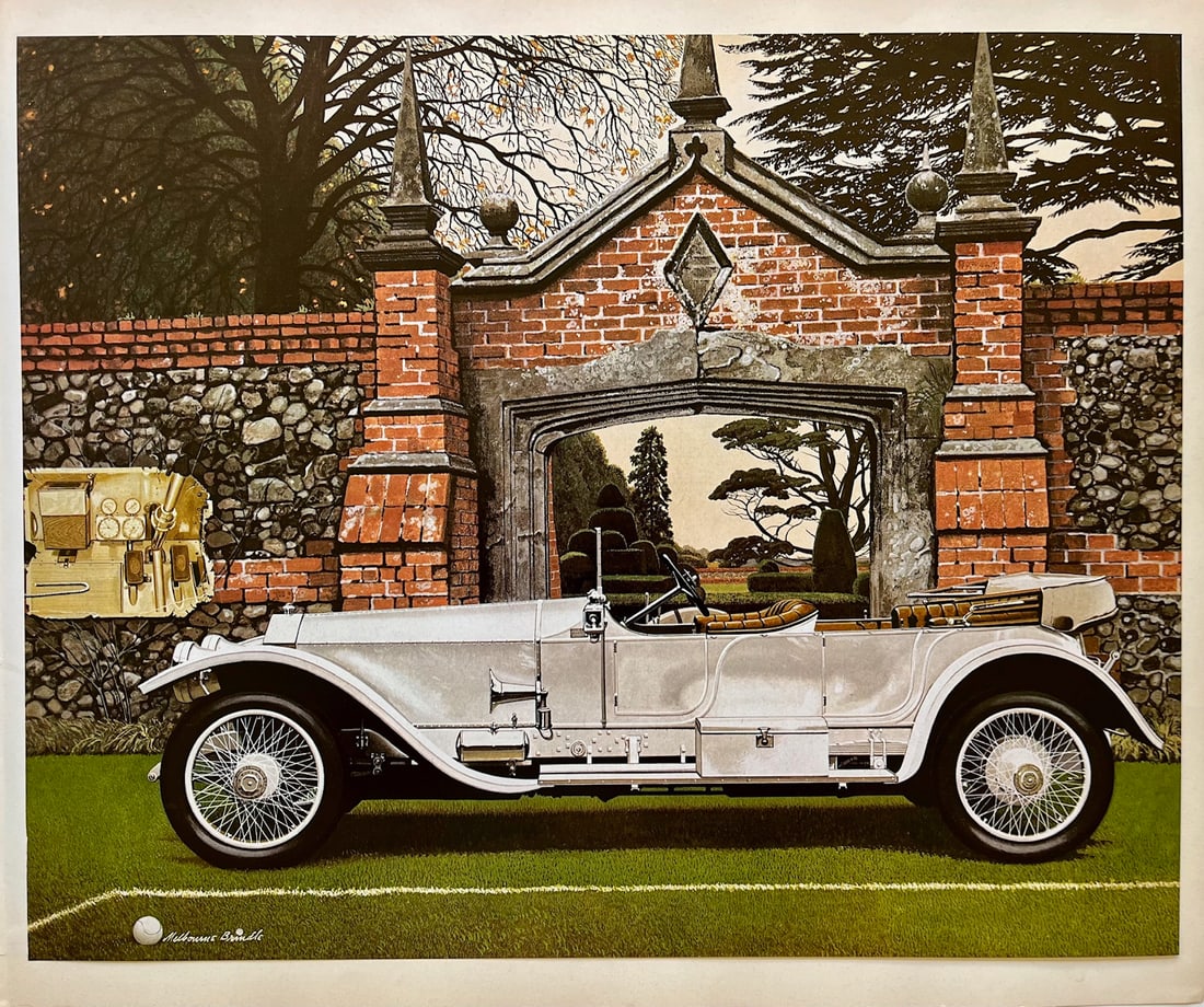 Vintage Rolls-Royce Torpedo Phaeton London Edinburgh - 1913 Automobile Print (1 of 2)