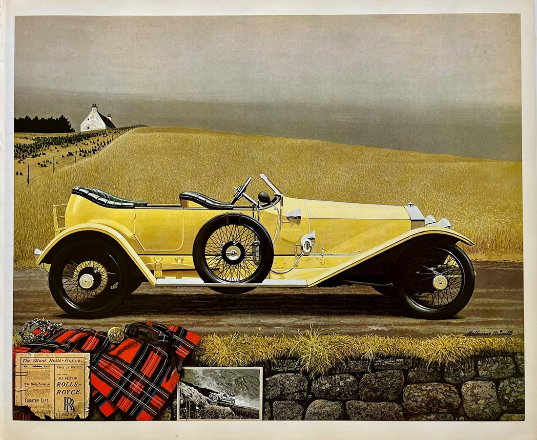 Vintage Rolls-Royce London - Edinburgh Model - 1911 Automobile Print (1 of 2)