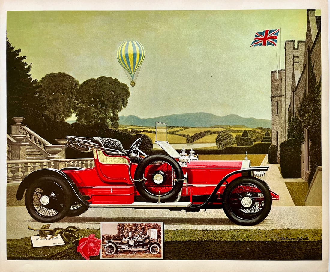 Vintage Rolls-Royce “The Balloon Car” Of C.S. Rolls - 1909 Automobile Print (1 of 2)