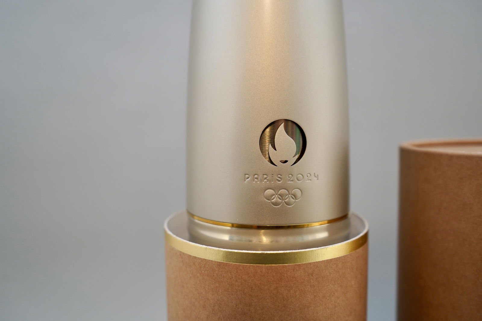 Sport: Olympic Torch for the Paris 2024 GamesOfficial torch of the XXXIII Olympic Summer Games, designed by Mathieu Lehanneur and made in France by ArcelorMittal from 100% recycled steel. Its sleek, symmetri