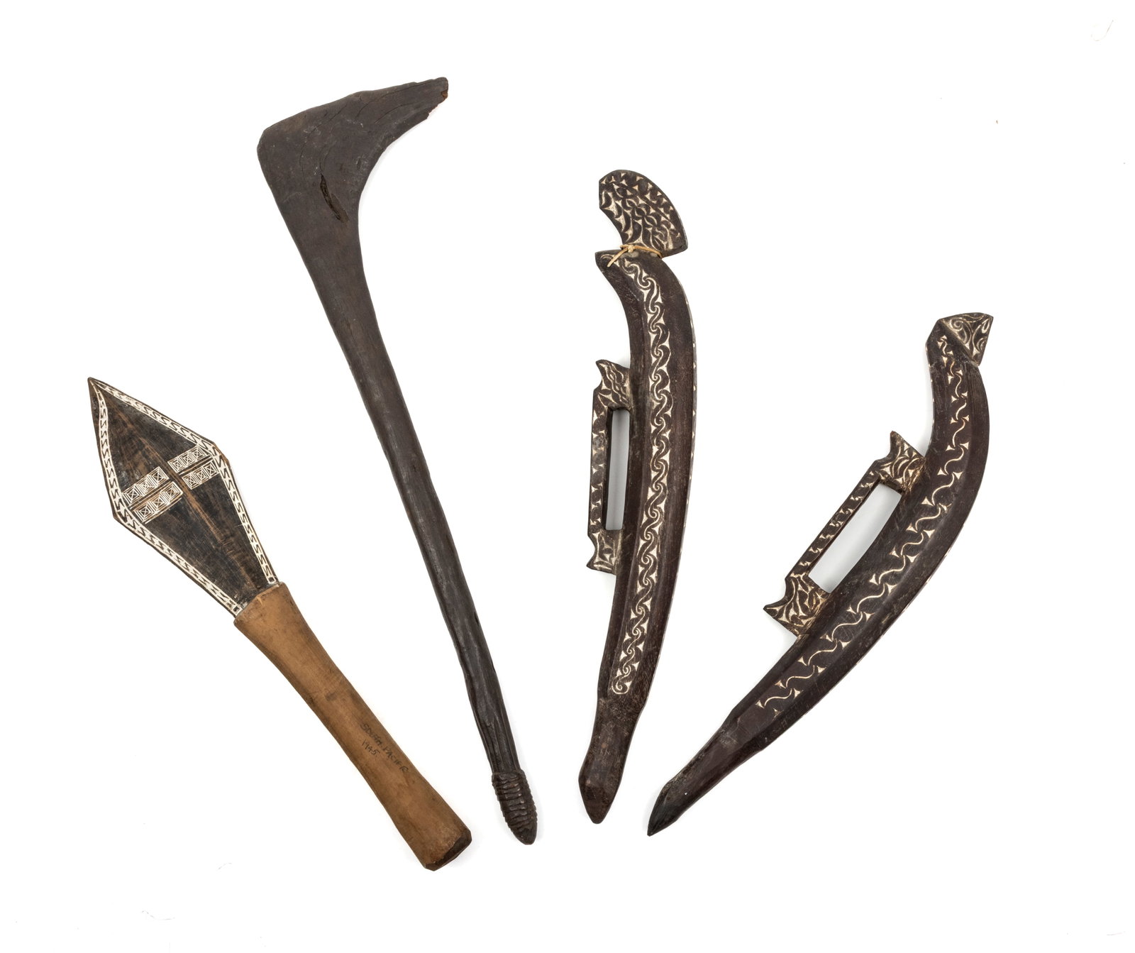 Four South Pacific island tools (1 of 1)