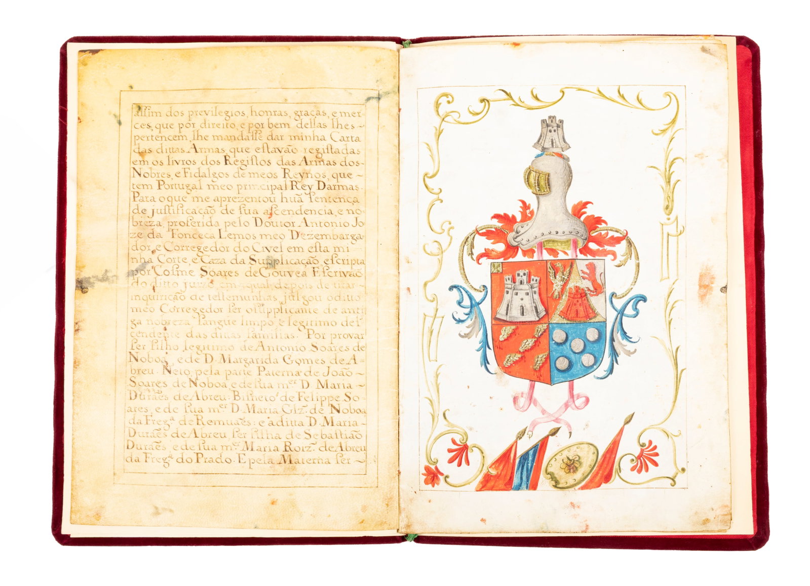 Letters patent granting arms to a… (1 of 2)
