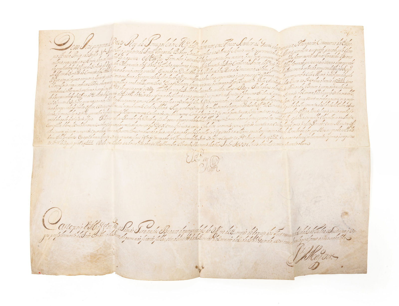 Seven Portuguese manuscript documents: Seven Portuguese handwritten documents 1- Act of contrition, 4 pages. Early 19th century.2- Poem in Portuguese, 1 page recto-verso. 18th century.3- Text on spiritual life, 1 page recto-verso. Early 19
