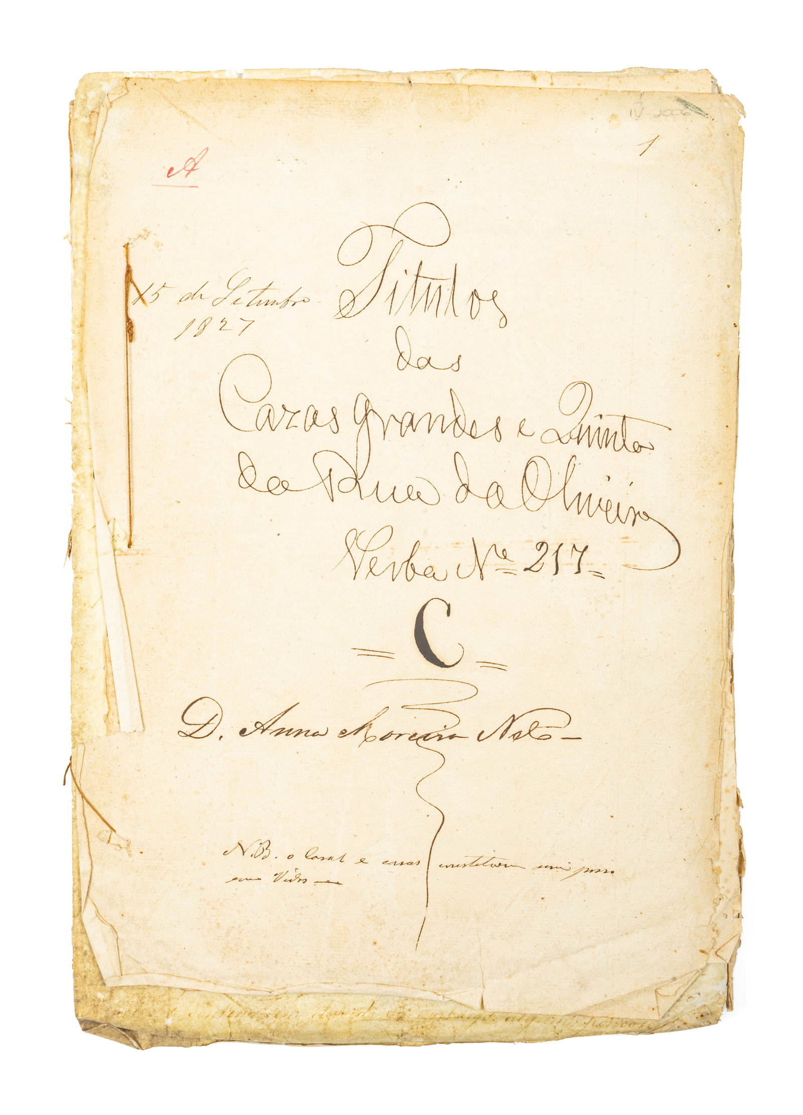 Private documents on Almada (1 of 1)