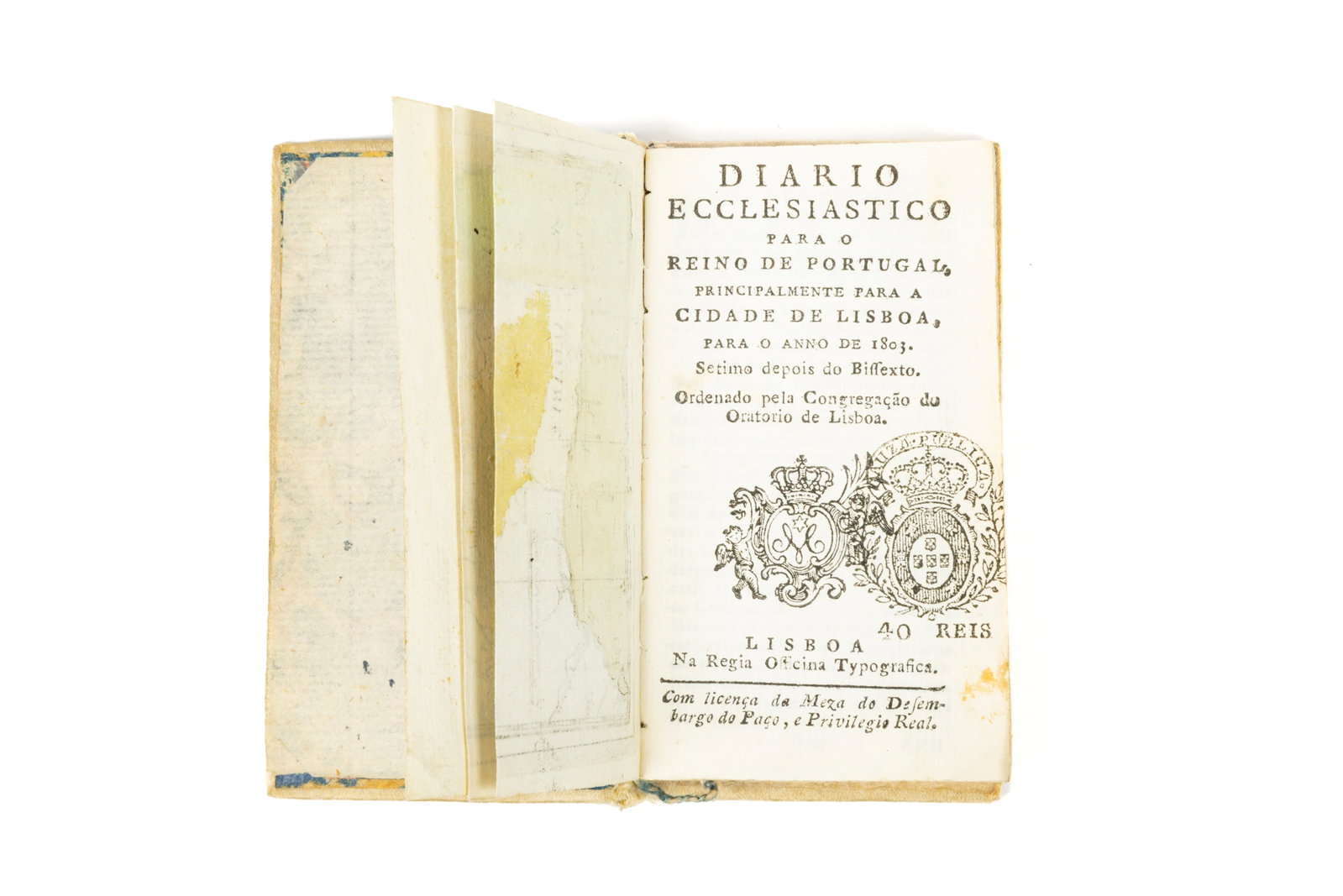 Diário eclesiástico para o Reino de Portugal (1 of 3)