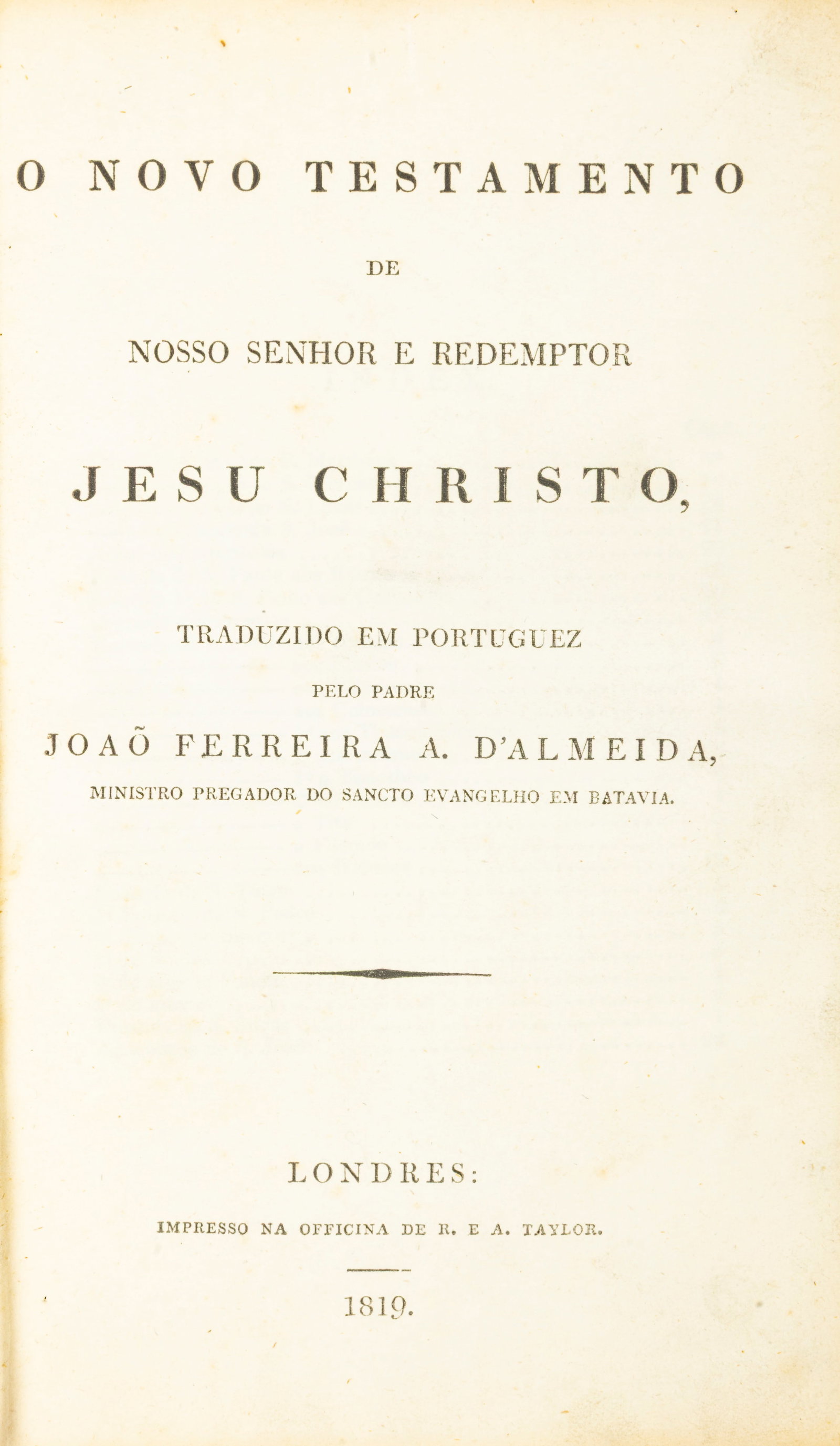 New Testament in Portuguese (1 of 2)