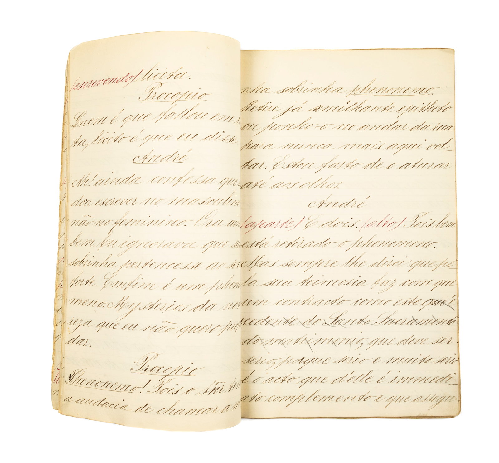 Comedy on the novelty of the telephone: Comedy about the novelty of the telephoneMiranda Souza, Abençoado telephone... Comedia em 1 acto.Manuscript notebook, 50 pages in Portuguese.