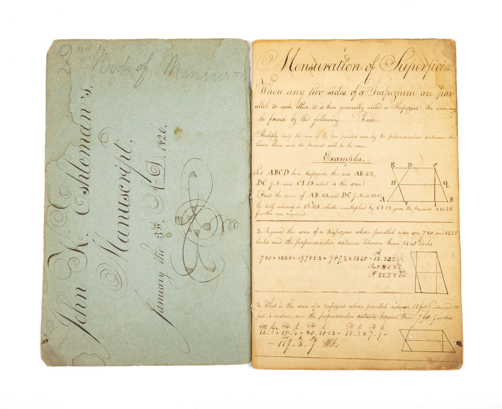 Scientific ms. "Mensuration of…" (1 of 3)