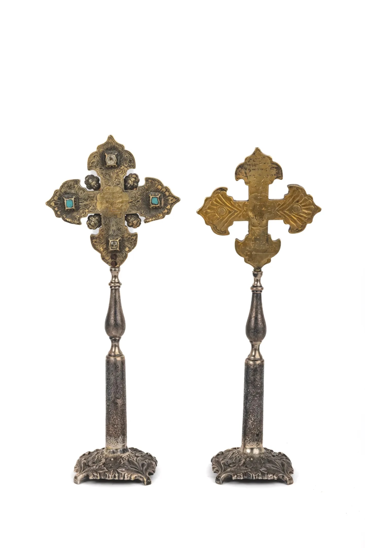 Pair of altar crucifixes, 1773 (1 of 1)
