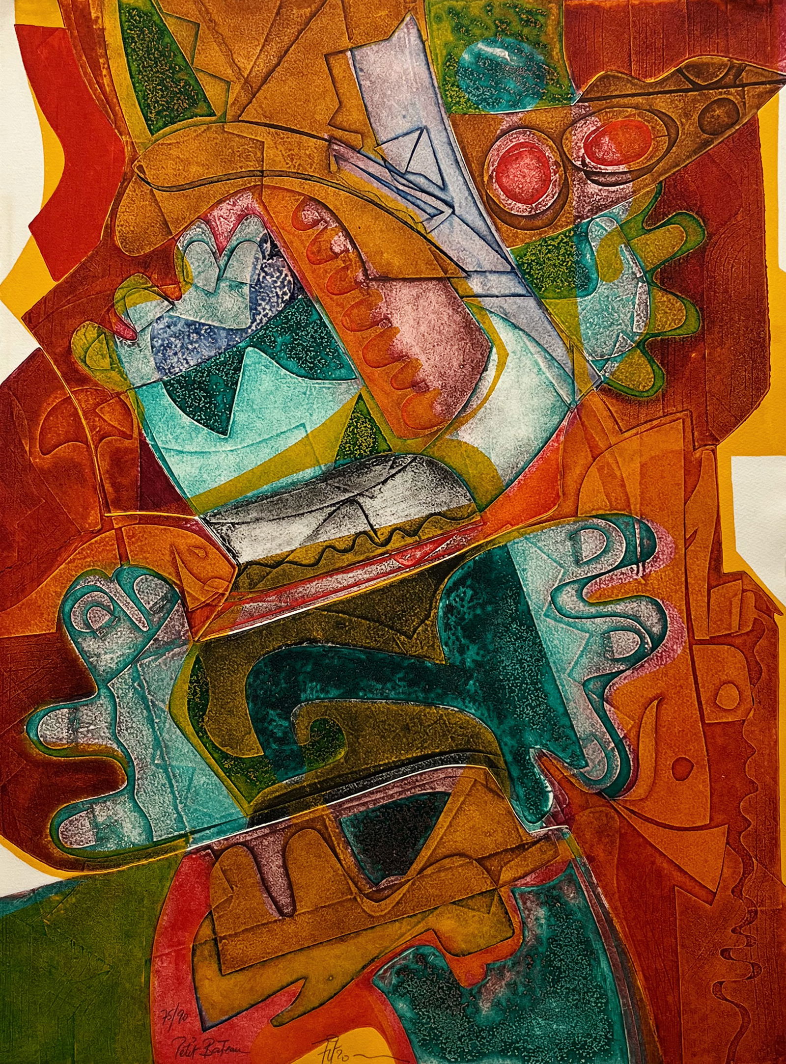 Gerard Fitremann "Petit Bateau" Screenprint (1 of 7)