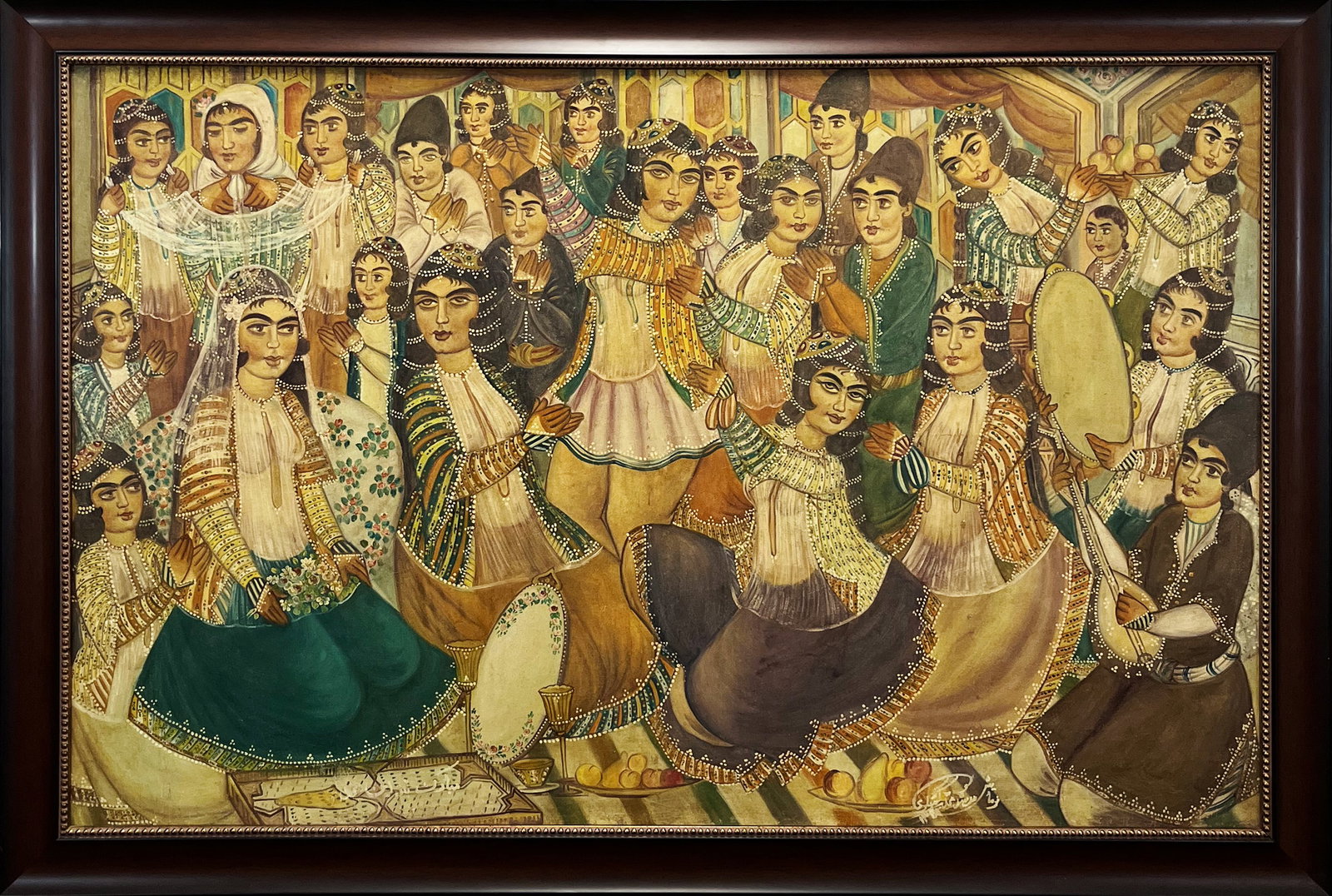 Mixed Media Persian Figure Painting (1 of 11)