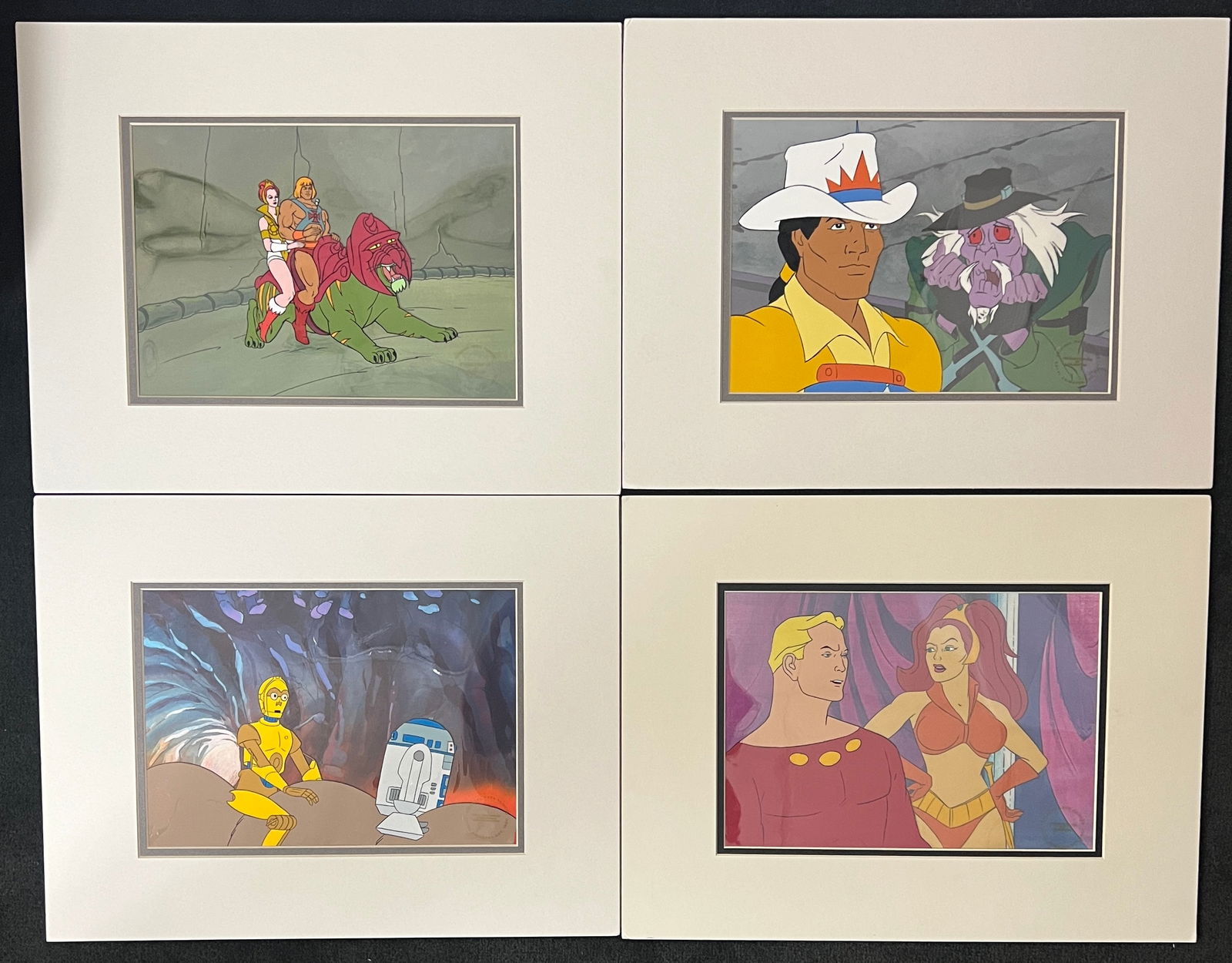 Four Vintage Limited Edition Animation Cels. Bravestar, Flash Gordon, Star Wars C-3PO and R2-D2 (1 of 9)