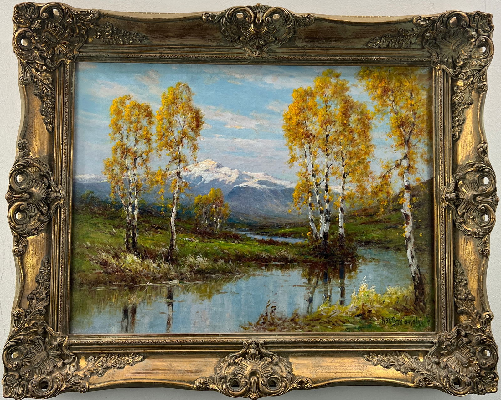 Alfred Breanski, Jr., In a Cumberland Dale, Signed Oil Painting (1 of 7)