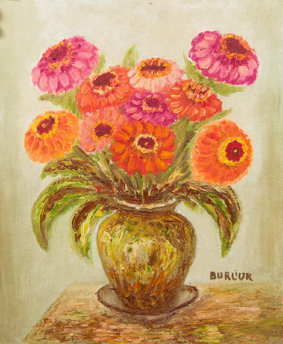After DAVID BURLIUK (1882-1967) Ukrainian Floral Still (1 of 1)