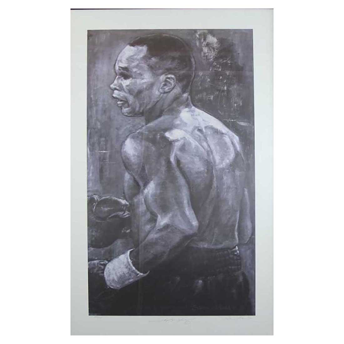 Sugar Ray Leonard Autographed Print: Sugar Ray Leonard Autographed Print by Stephen Holland. Limited edition number 44 of 500. Signed by Sugar Ray Leonard and the artist. Measures. We ship internationally. This item comes with FREE domes