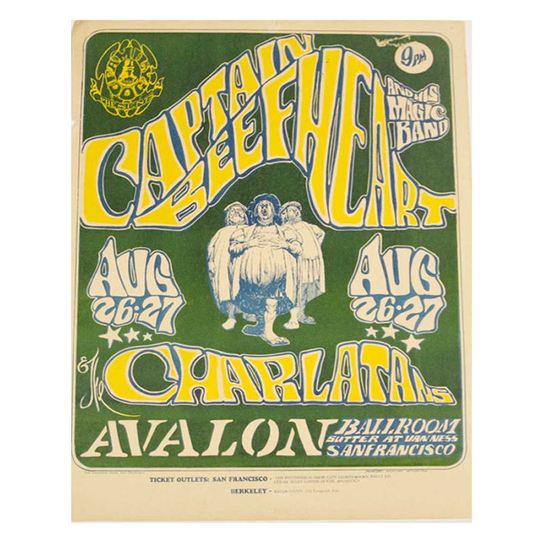 Vintage Concert Poster - Capt. Beefheart & more (1 of 3)