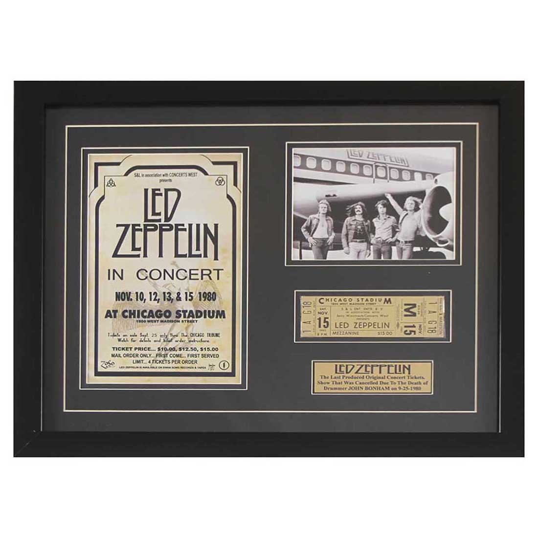 Led Zeppelin 1980 Concert Ticket Memorabilia (1 of 1)