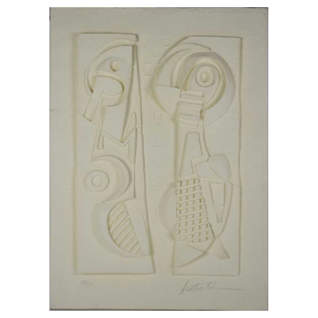 Anthony Quinn - Romeo and Juliet: Romeo and Juliet by Anthony Quinn. Limited Series. Numbered 37 of 49. Vellum. Signed. Unframed. Measures 24" x 33". Buyer pays shipping.