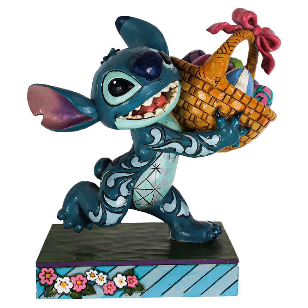 Disney Showcase Collection; Bizarre Bunny: Leave it to Jim Shore to bring Disneyâ€™s magic to a whole new level. His woodwork style combined with the characters from Disney brings us these Disney Traditions. Mischievous Stitch has taken o