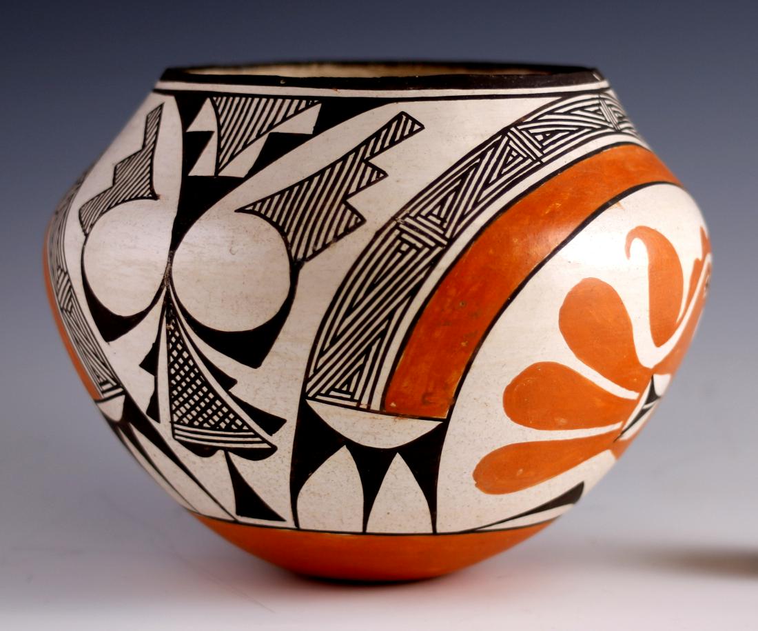 Acoma Pottery: Bowl, Signed Rose Chino Garcia (1 of 2)