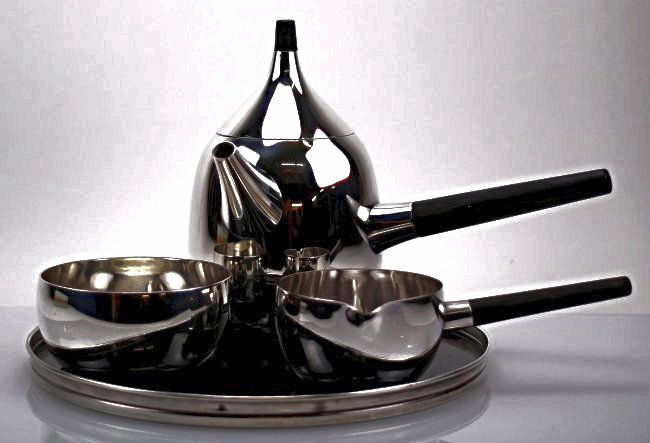 George Jensen Sterling Silver Tea Set (1 of 4)