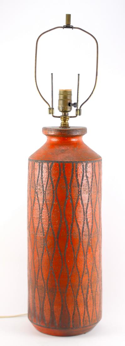 Mid-Century Modern Ceramic Table Lamp (1 of 3)