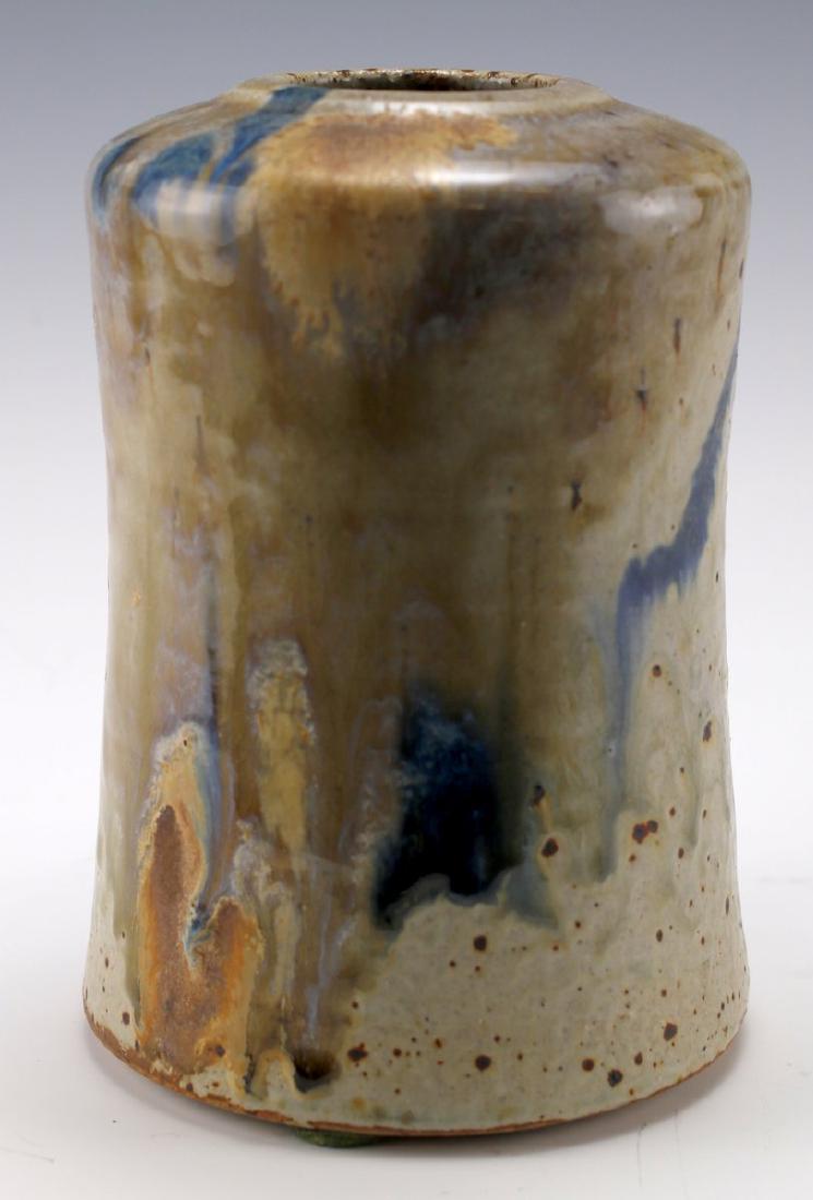 Rare John Glick Plum Tree Pottery Vase, Signed (1 of 3)