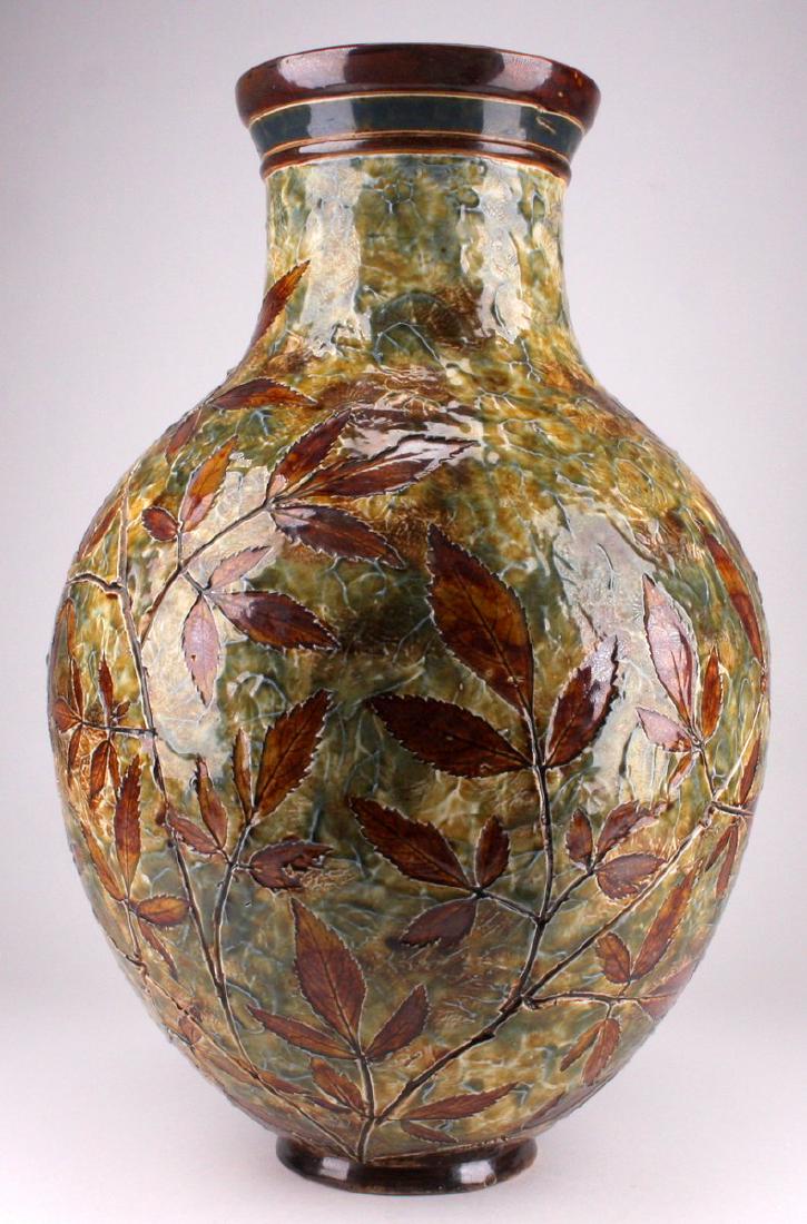 Rare C. 1891 Doulton Burslem Art Deco Vase (1 of 6)