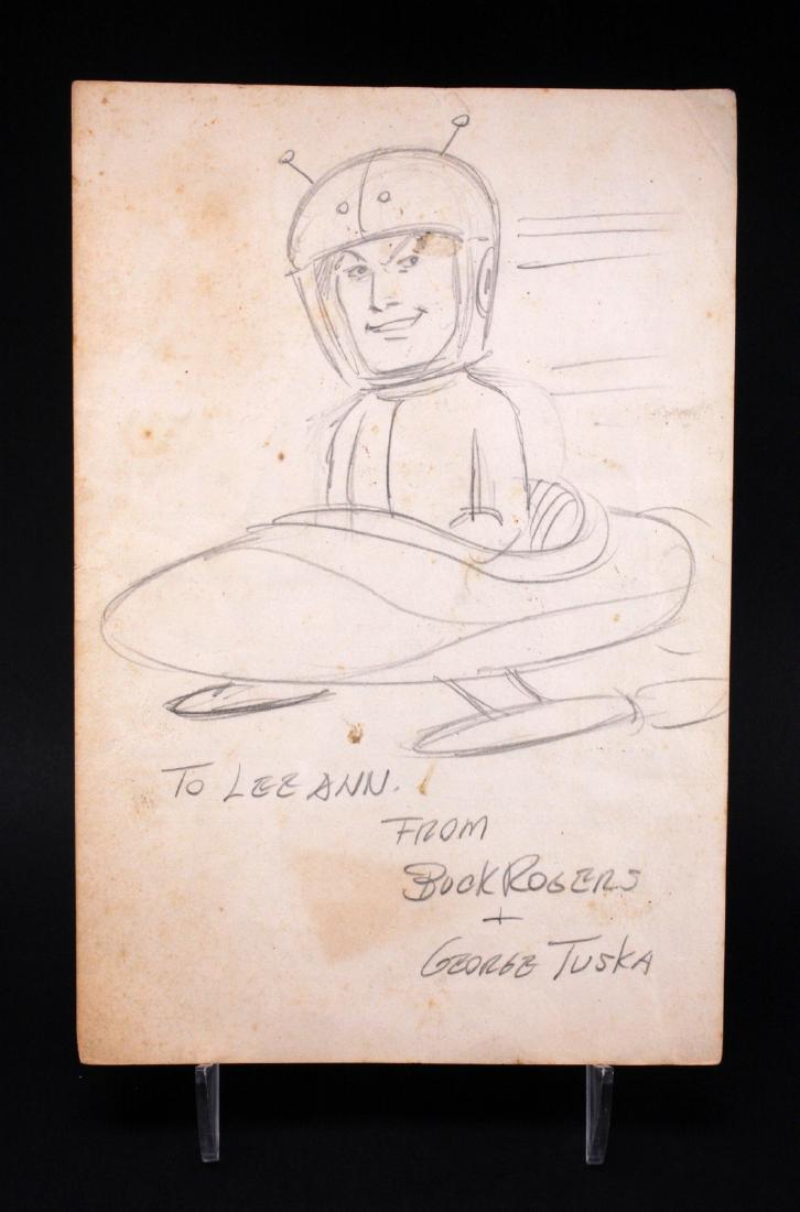 Buck Rogers by George Tuska Signed Sketch (1 of 3)